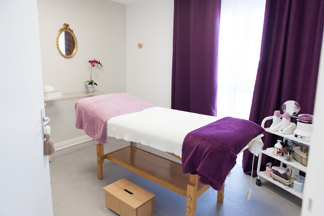 cabine de soin salon de beauté peignoir & kimono